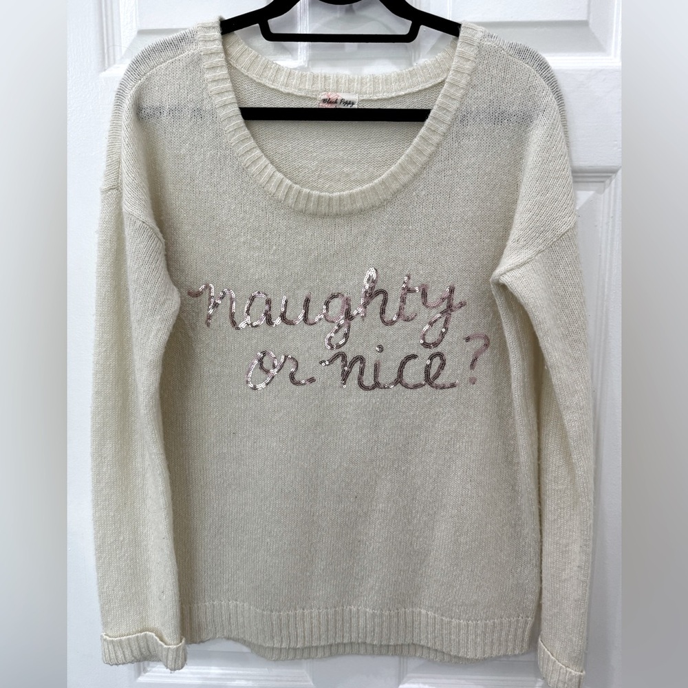 Naughty or nice sweater